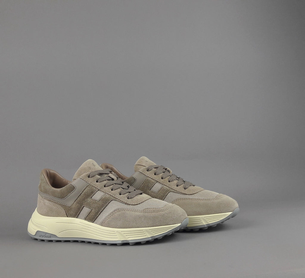 Hogan Hyperlight Uomo Camoscio Tela Beige