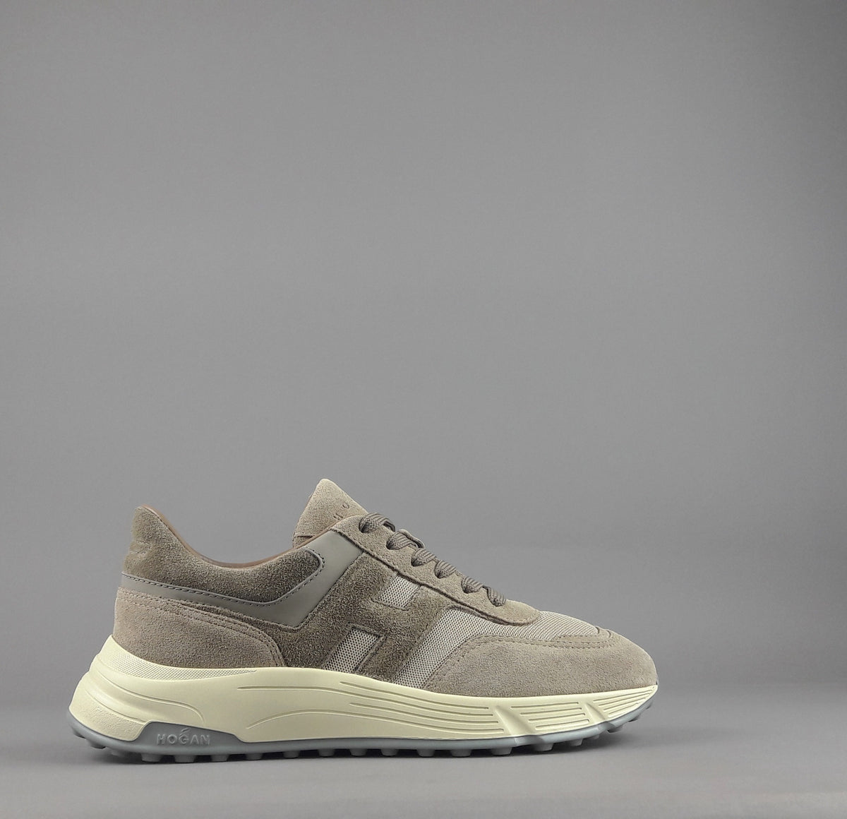 Hogan Hyperlight Uomo Camoscio Tela Beige