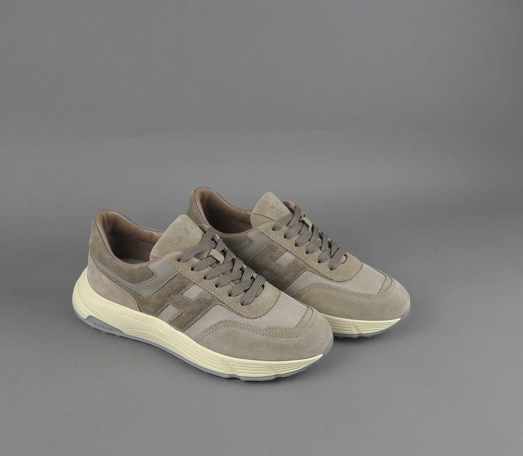 Hogan Hyperlight Uomo Camoscio Tela Beige