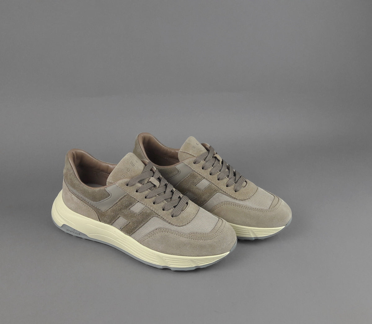 Hogan Hyperlight Uomo Camoscio Tela Beige