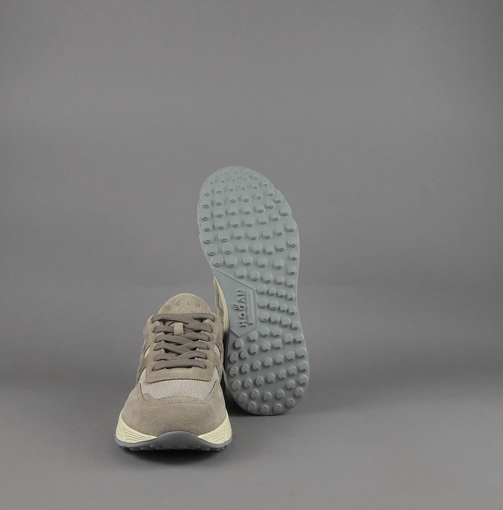 Hogan Hyperlight Uomo Camoscio Tela Beige