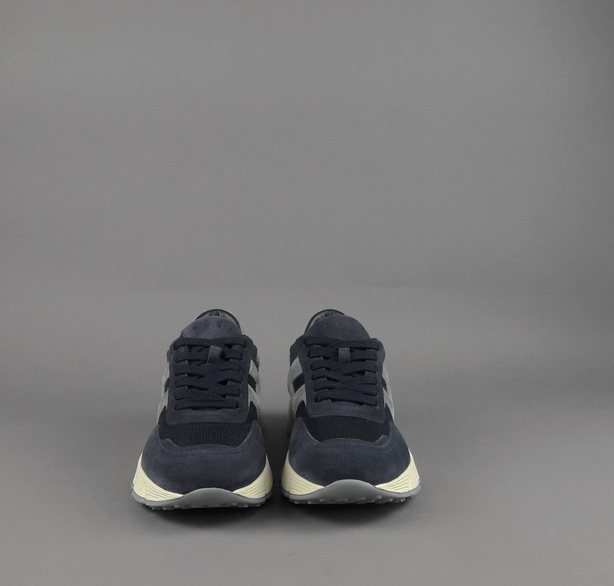 Hogan Hyperlight Uomo Camoscio Tela Blu Scuro