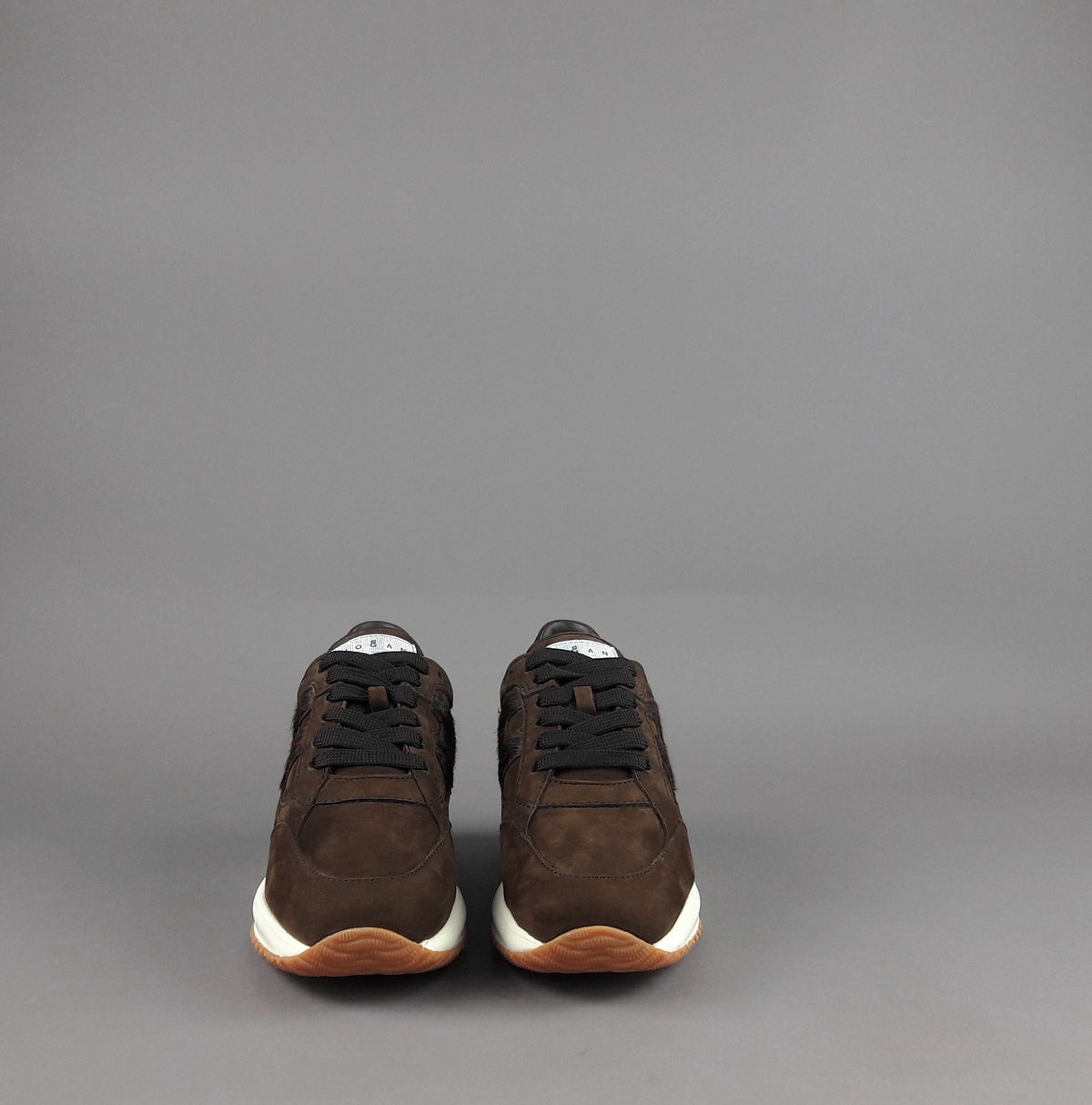 Hogan Interactive Donna Camoscio Marrone H Cavallino