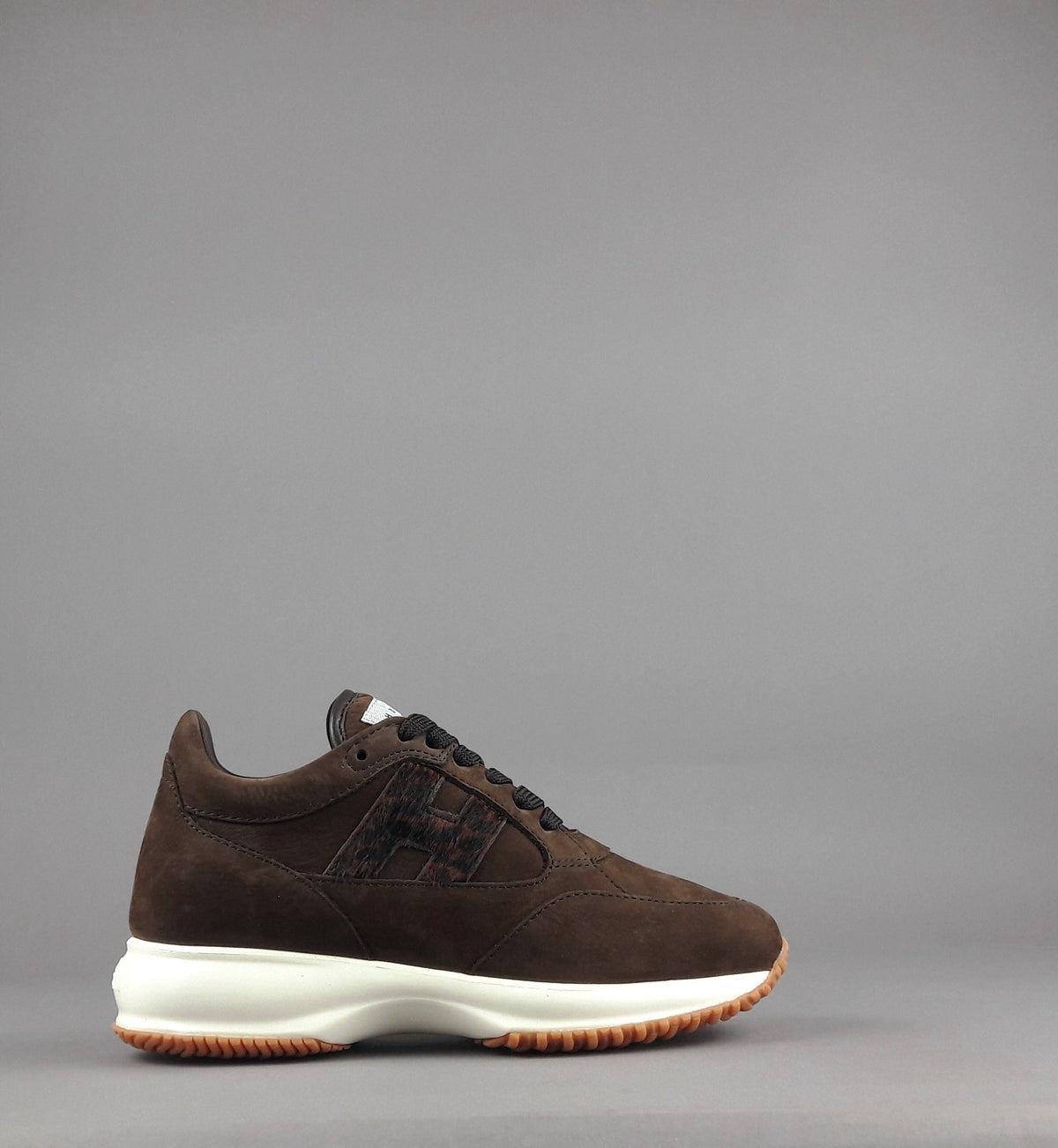 Hogan Interactive Donna Camoscio Marrone H Cavallino