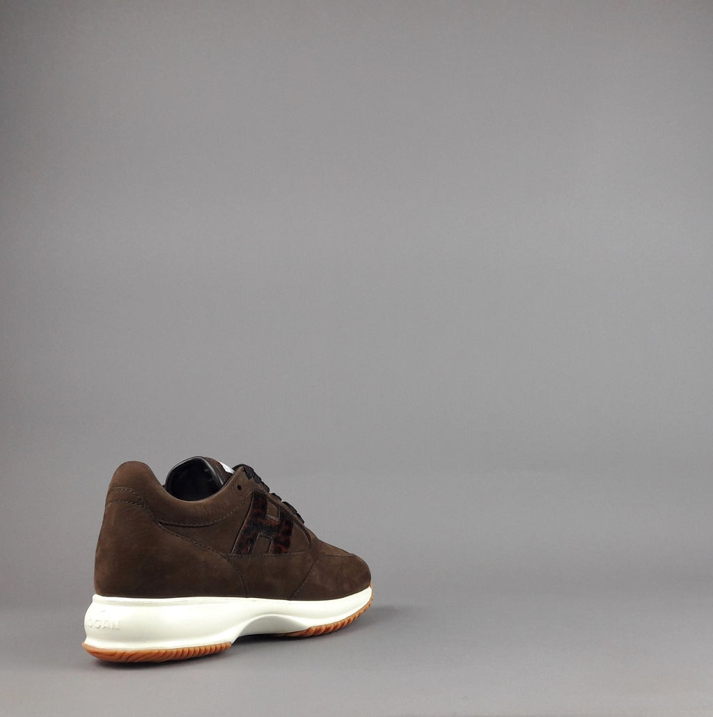 Hogan Interactive Donna Camoscio Marrone H Cavallino