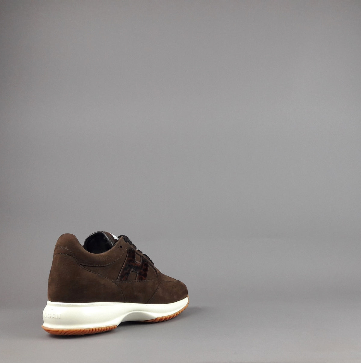 Hogan Interactive Donna Camoscio Marrone H Cavallino
