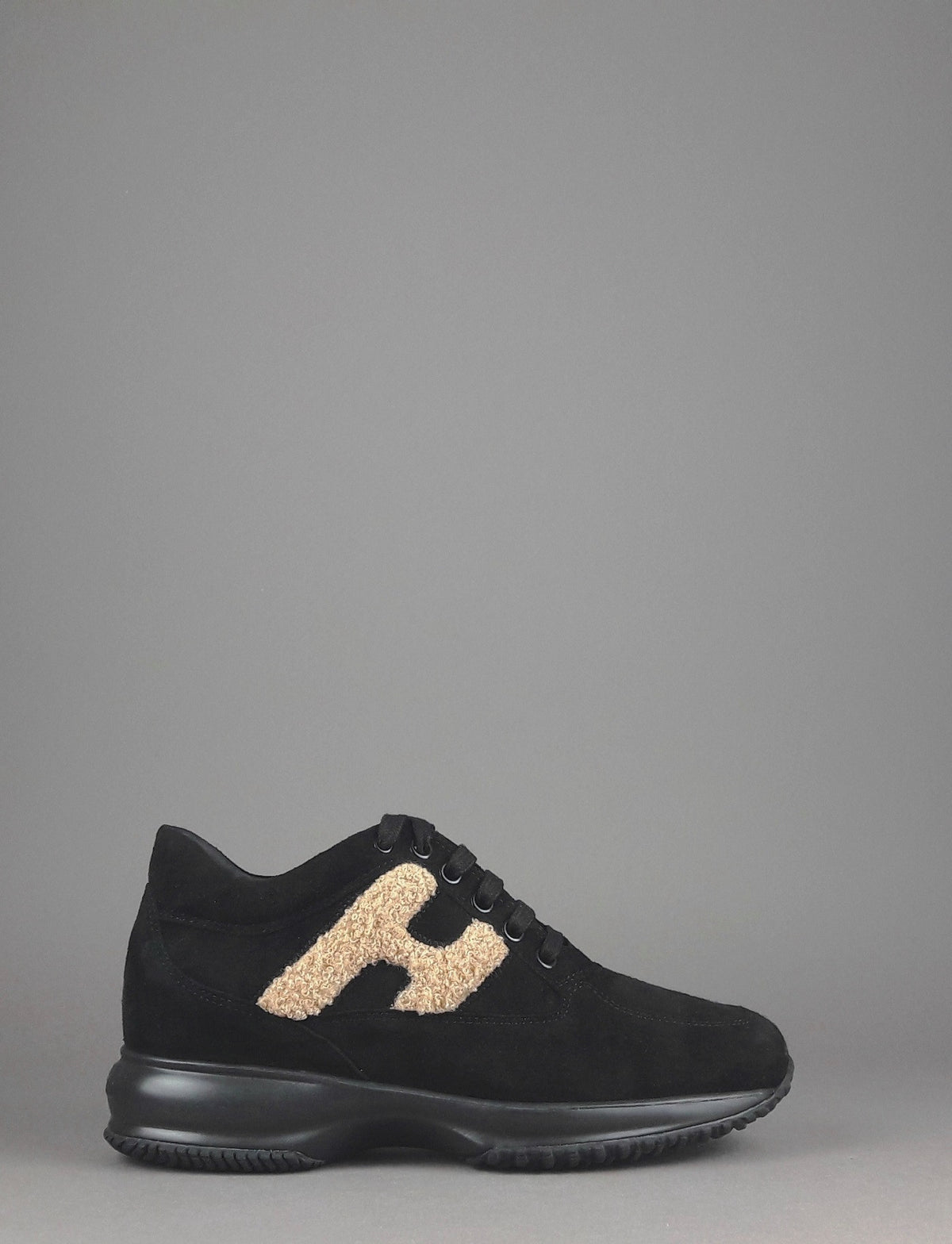 Hogan Interactive Donna Camoscio Nero H Ecopelliccia