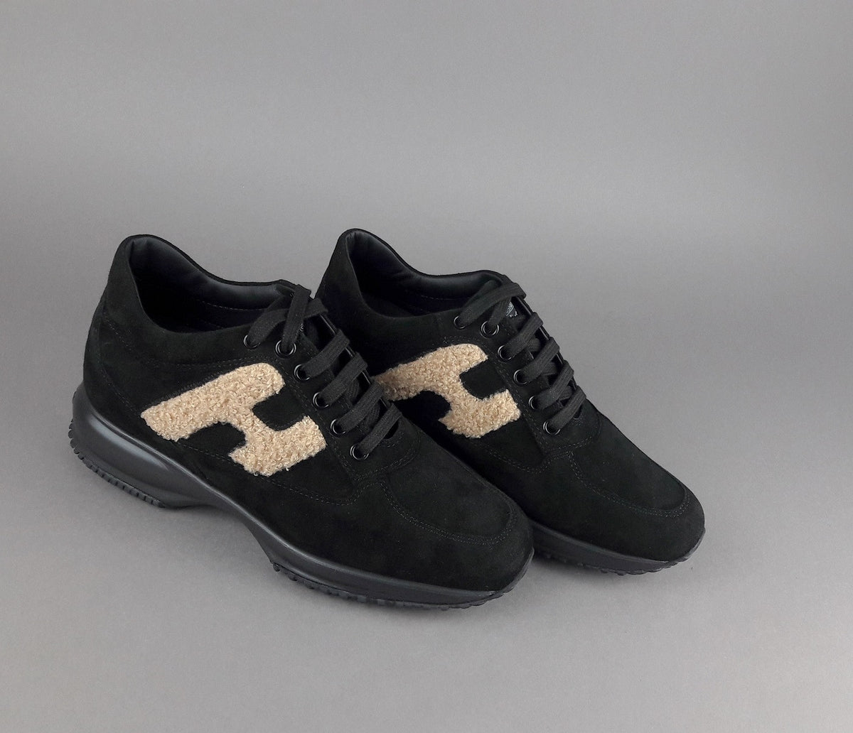 Hogan Interactive Donna Camoscio Nero H Ecopelliccia
