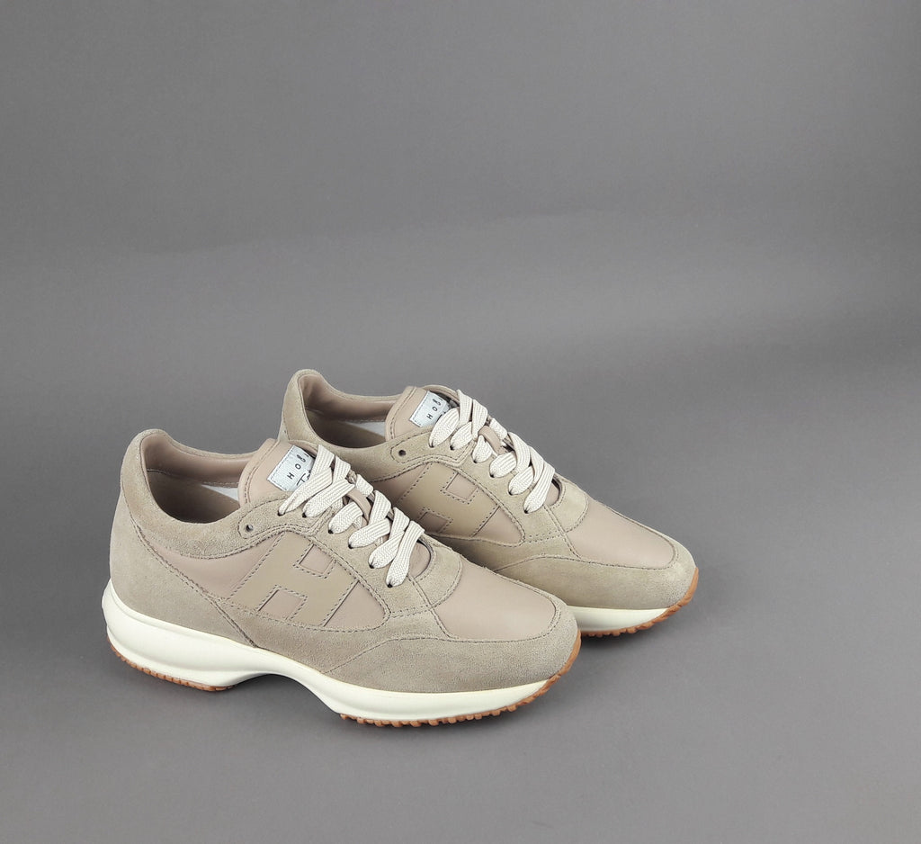 Hogan Interactive Donna Camoscio Pelle Beige