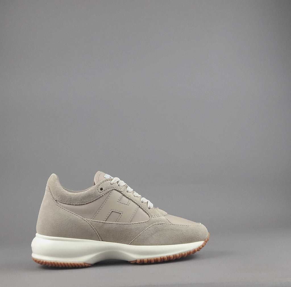 Hogan Interactive Donna Camoscio Pelle Beige