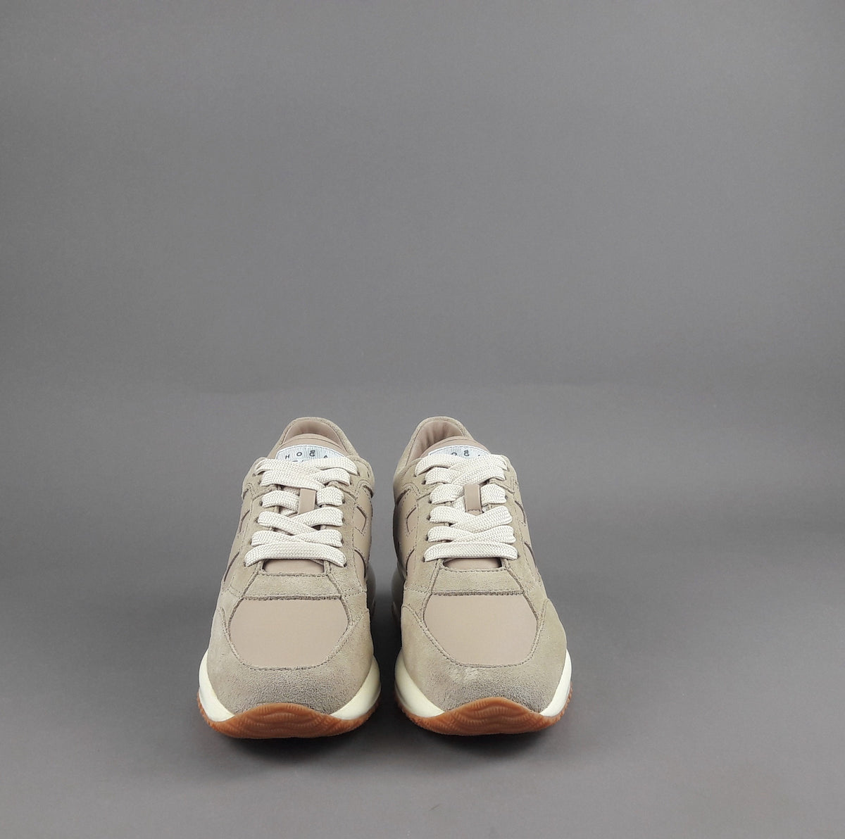 Hogan Interactive Donna Camoscio Pelle Beige