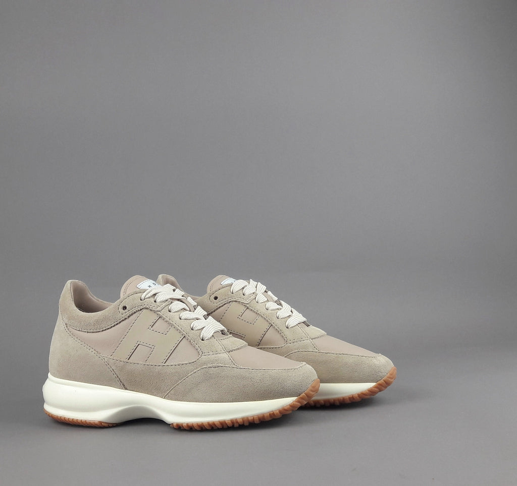 Hogan Interactive Donna Camoscio Pelle Beige