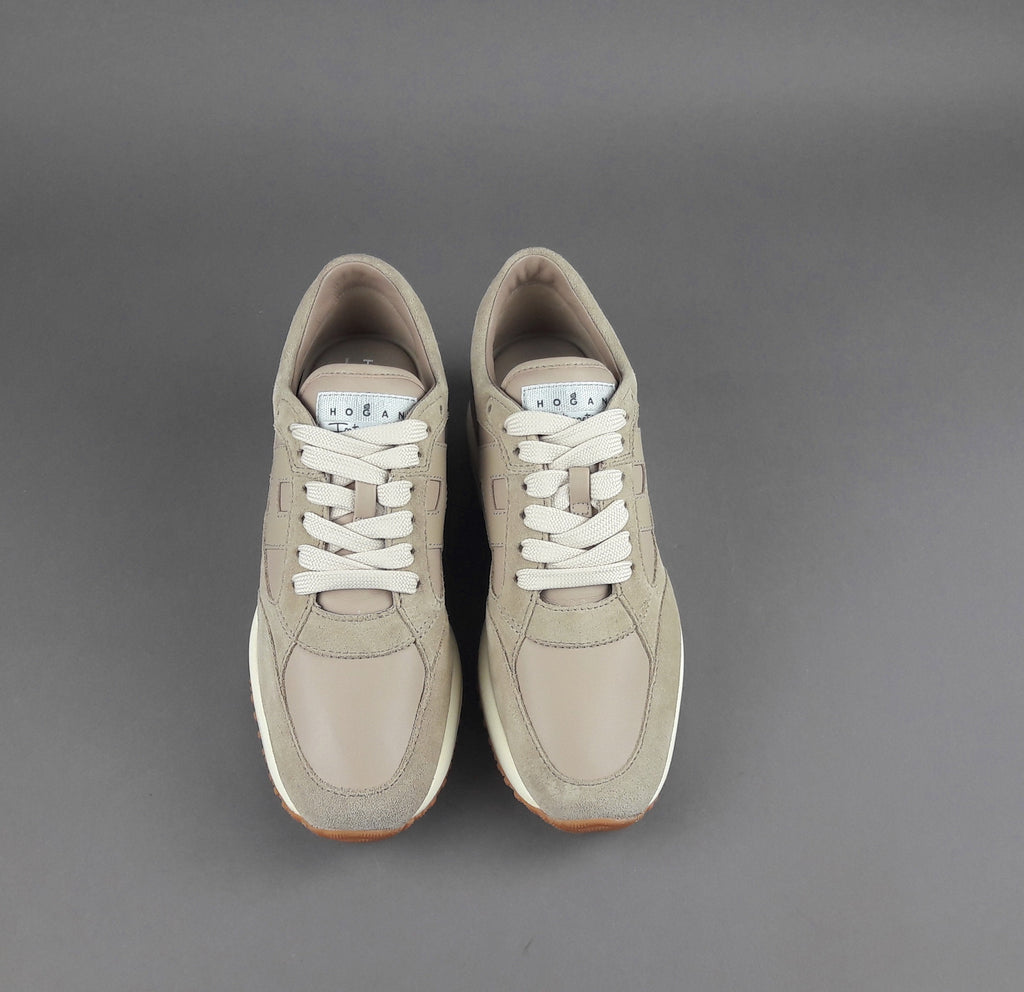 Hogan Interactive Donna Camoscio Pelle Beige