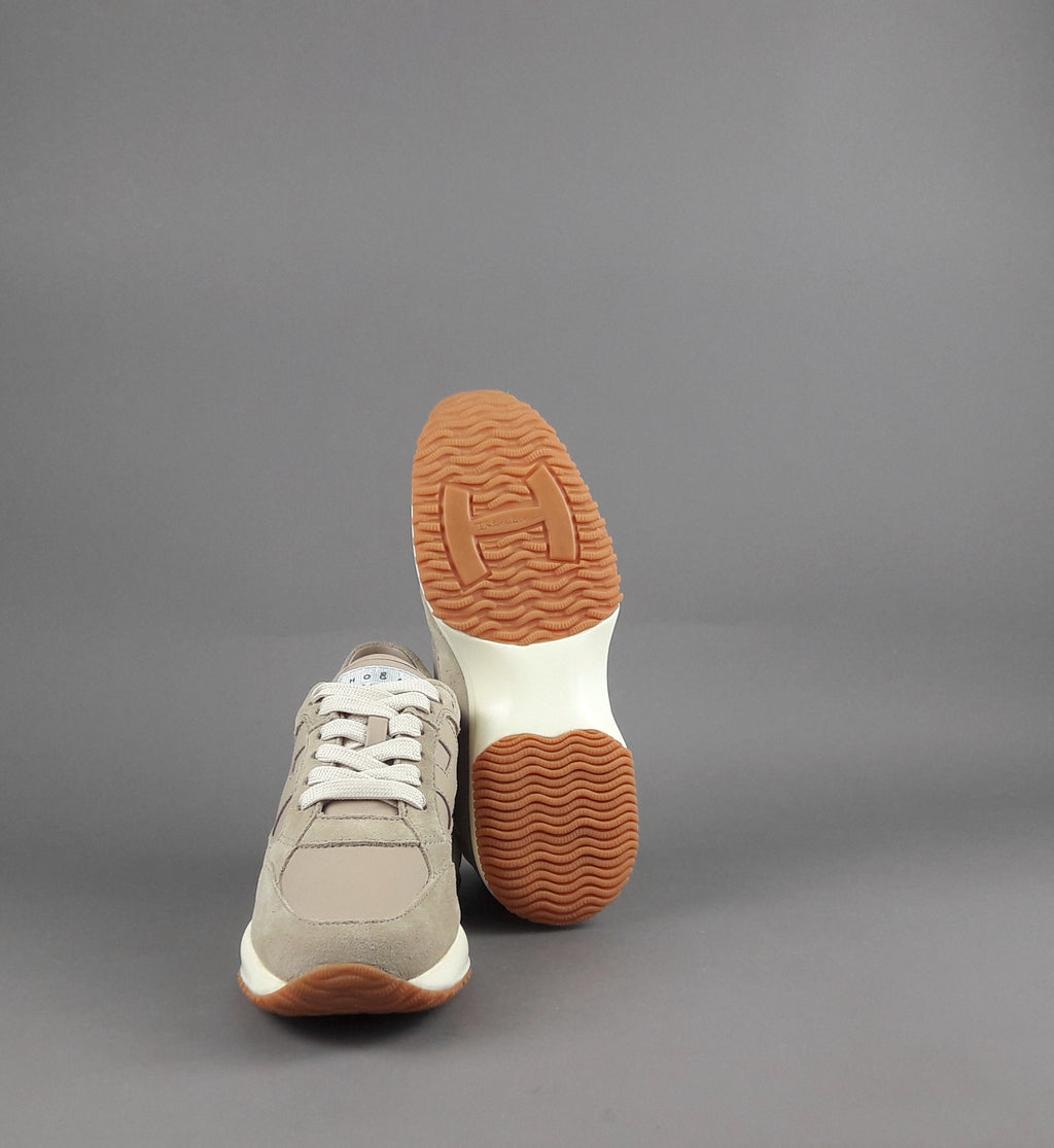 Hogan Interactive Donna Camoscio Pelle Beige