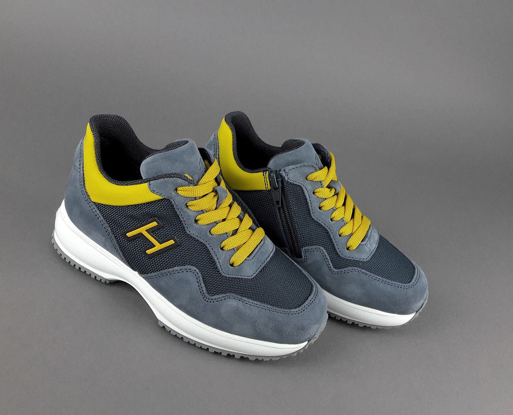 Hogan Interactive Junior Camoscio Tela Avion Chiaro H Flock