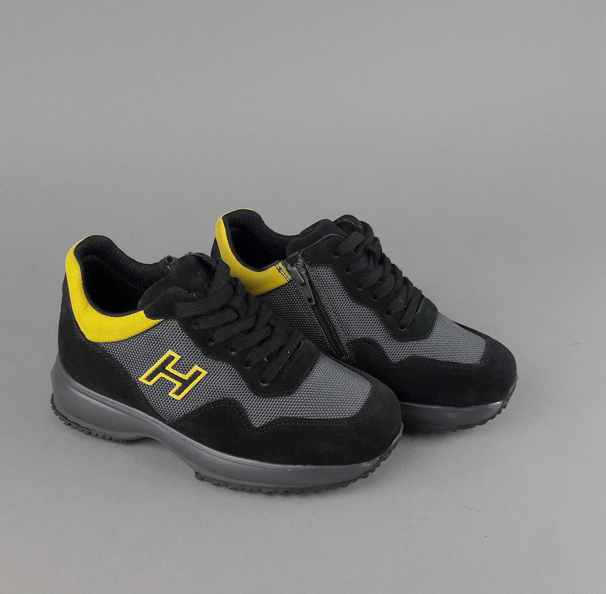 Hogan Interactive Junior Camoscio Tela Nero H Flock
