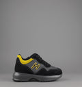 Hogan Interactive Junior Camoscio Tela Nero H Flock