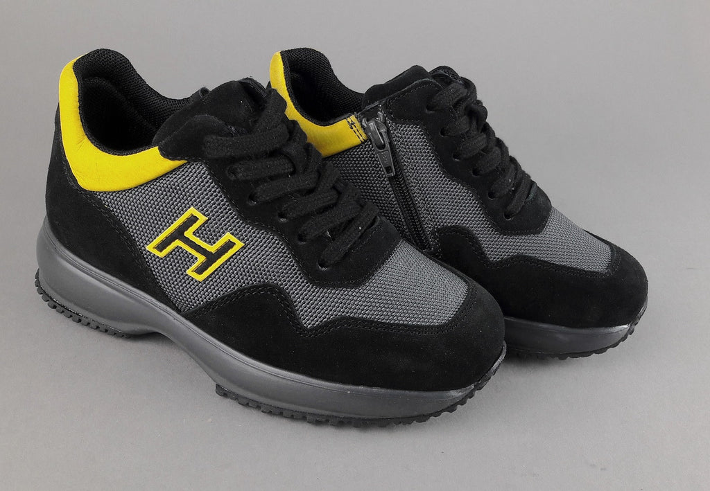 Hogan Interactive Junior Camoscio Tela Nero H Flock