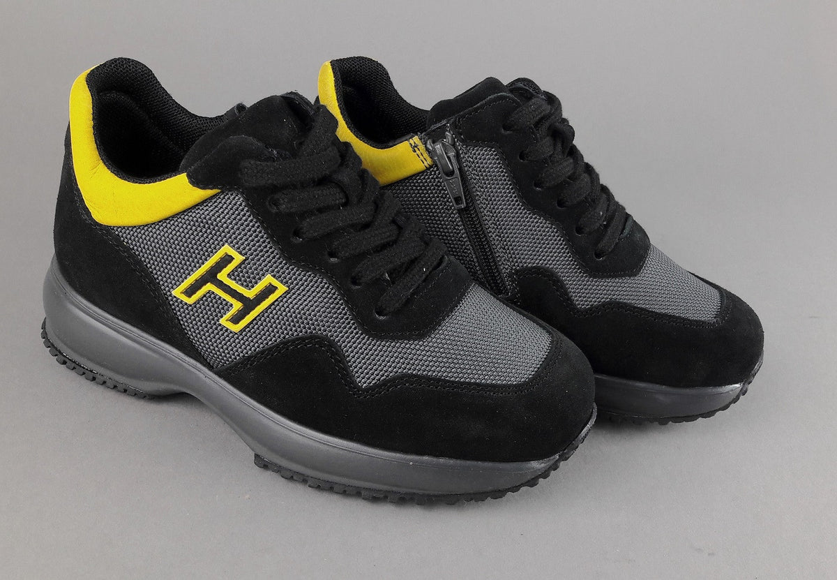 Hogan Interactive Junior Camoscio Tela Nero H Flock