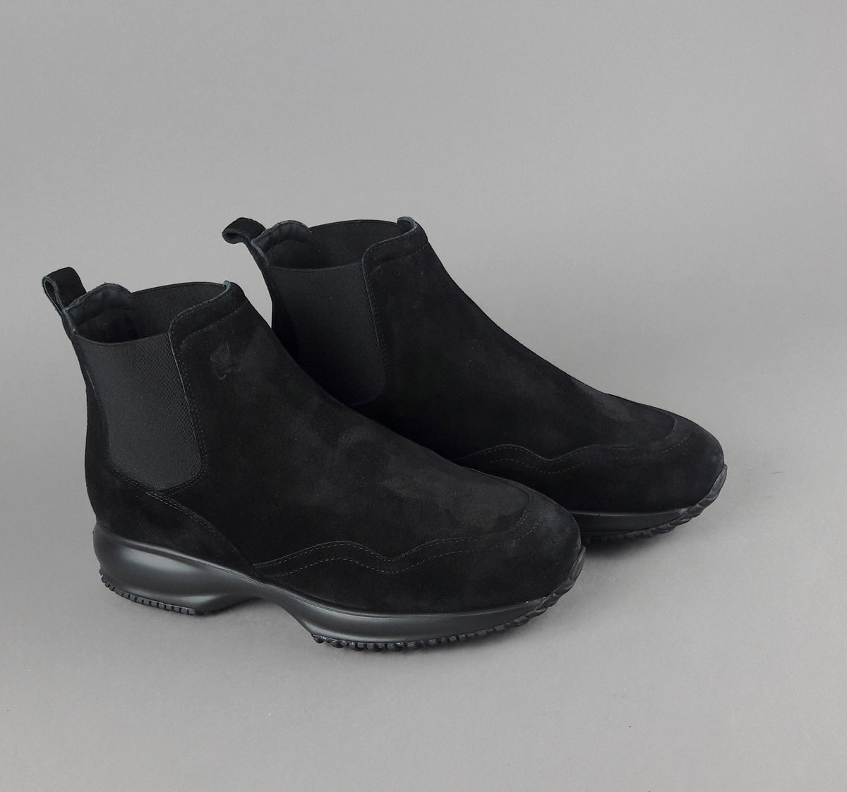 Hogan Interactive Tronchetto Donna Camoscio Nero