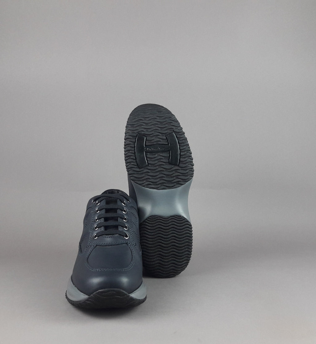 Hogan Interactive Uomo Pelle Blu Scuro
