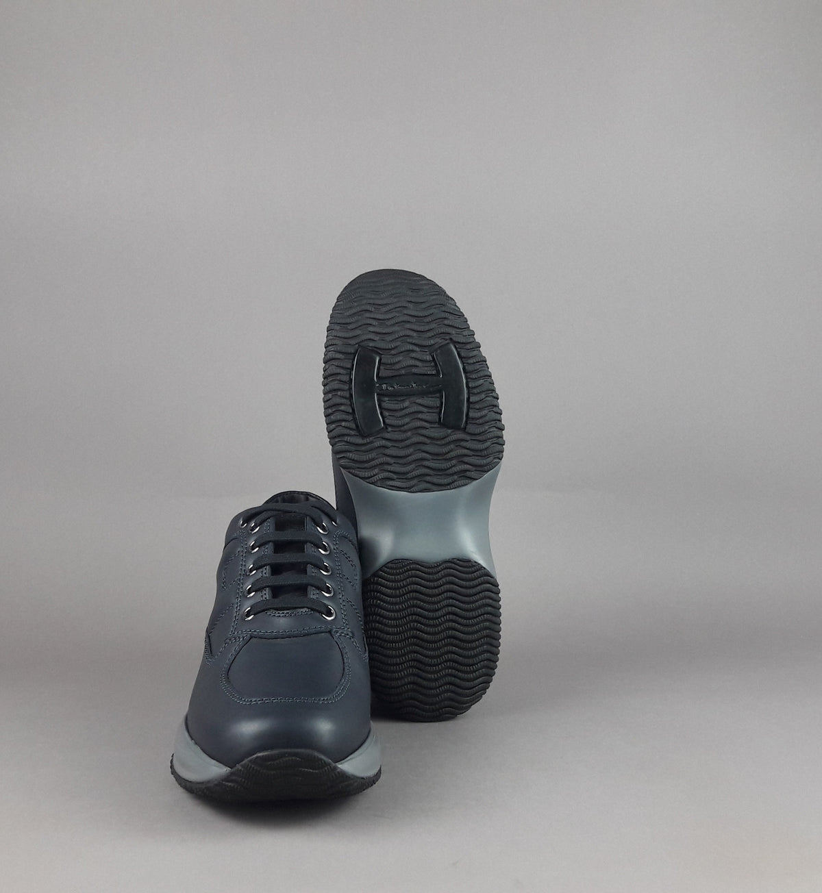 Hogan Interactive Uomo Pelle Blu Scuro