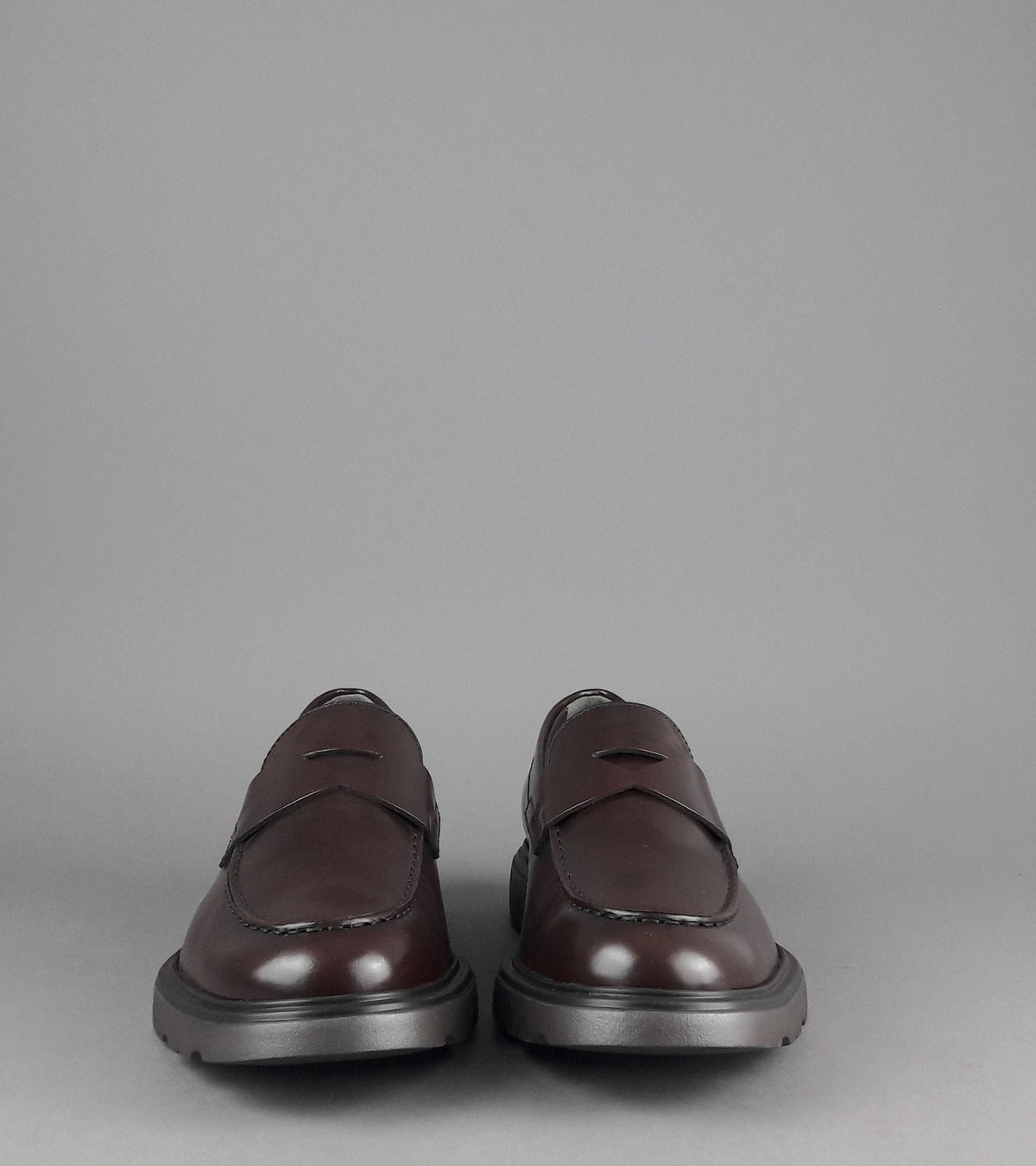 Hogan Mocassino Uomo H393 Pelle Spazzolata Marrone Scuro