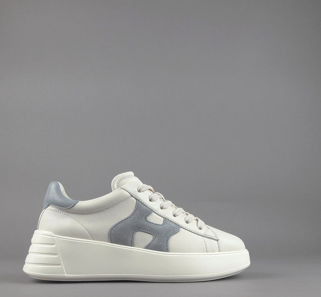 Hogan Rebel Donna H562 Pelle Nappa Bianco Opaco H Camoscio