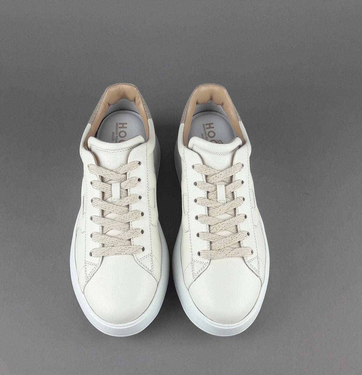 Hogan Rebel Donna H564 Pelle Avorio