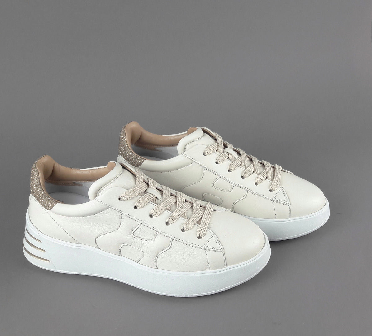 Hogan Rebel Donna H564 Pelle Avorio