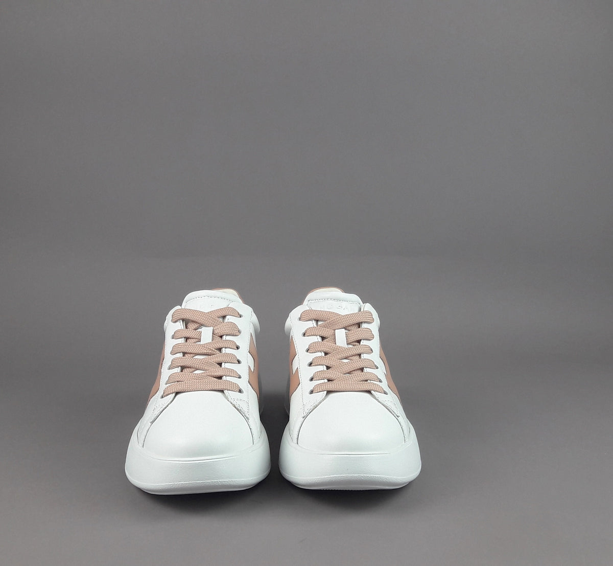 Hogan Rebel Donna H564 Pelle Bianco H Imbottita