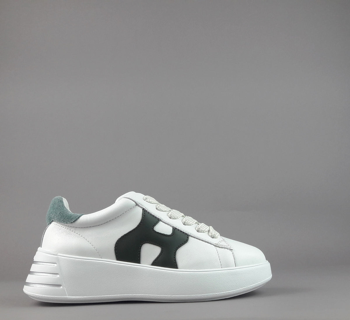 Hogan Rebel Donna H564 Pelle Nappa Bianco