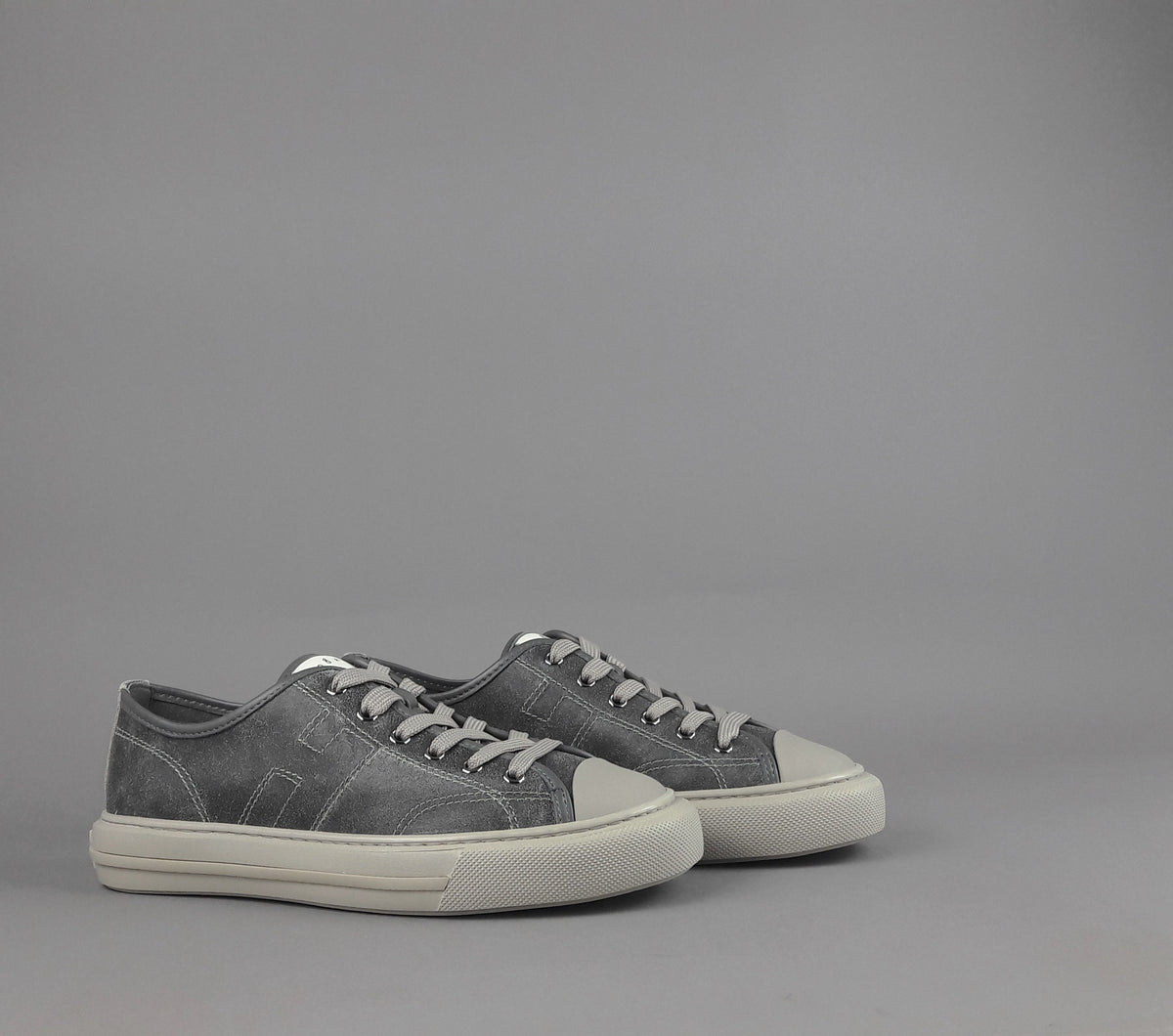Hogan Rebel H691 Uomo Pelle Aviator Grigio Scuro