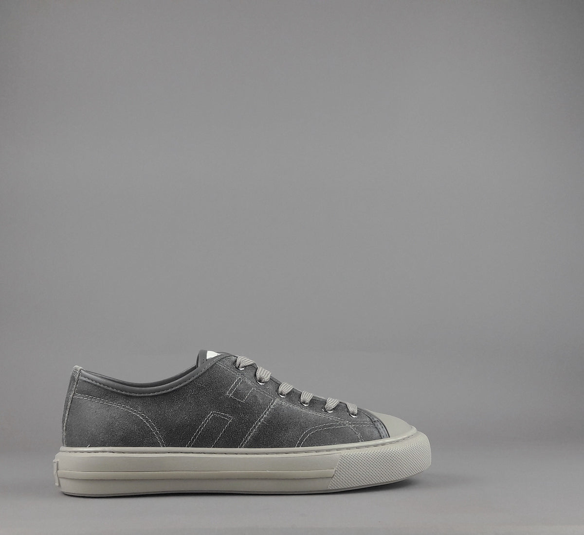 Hogan Rebel H691 Uomo Pelle Aviator Grigio Scuro