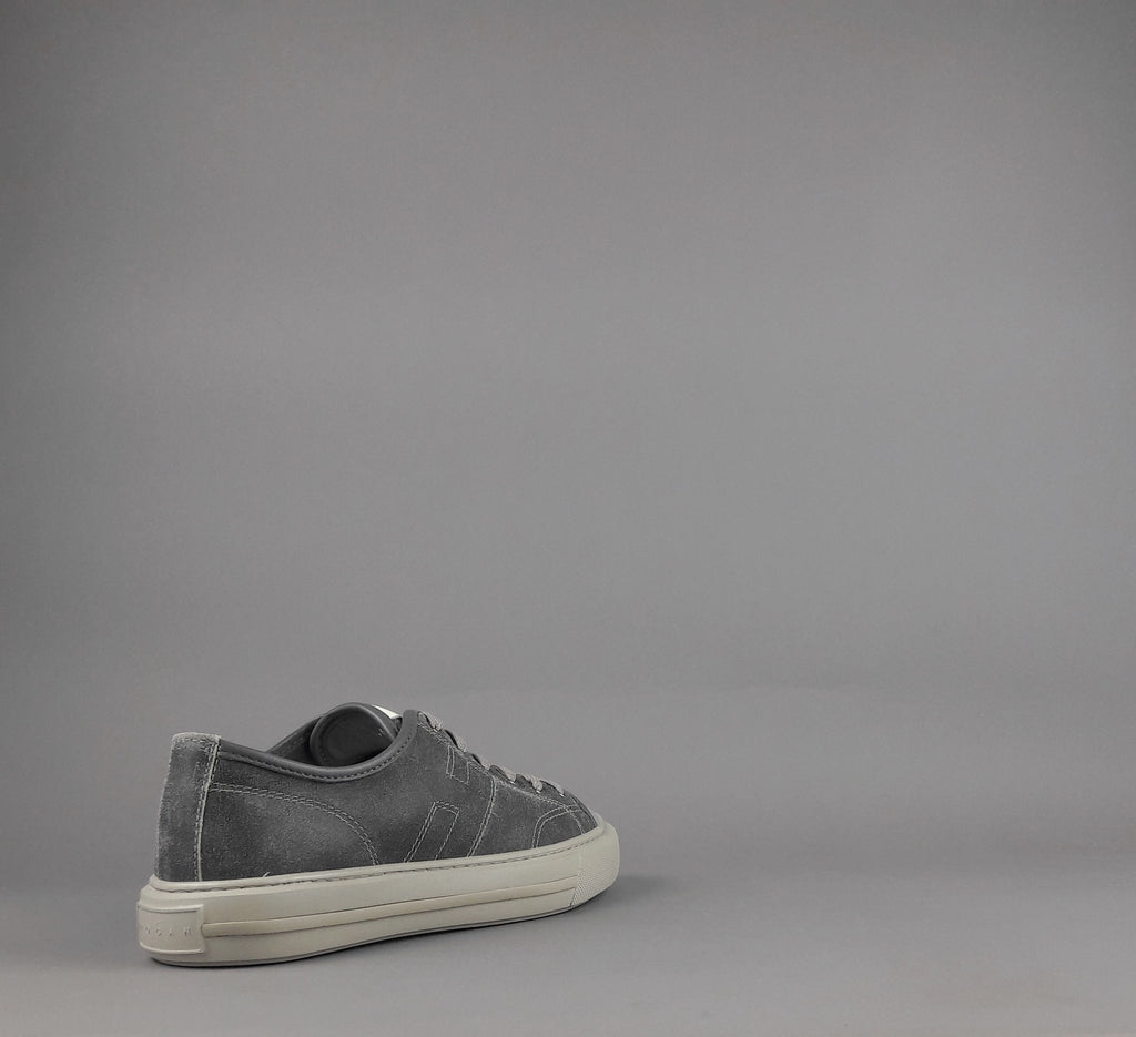 Hogan Rebel H691 Uomo Pelle Aviator Grigio Scuro