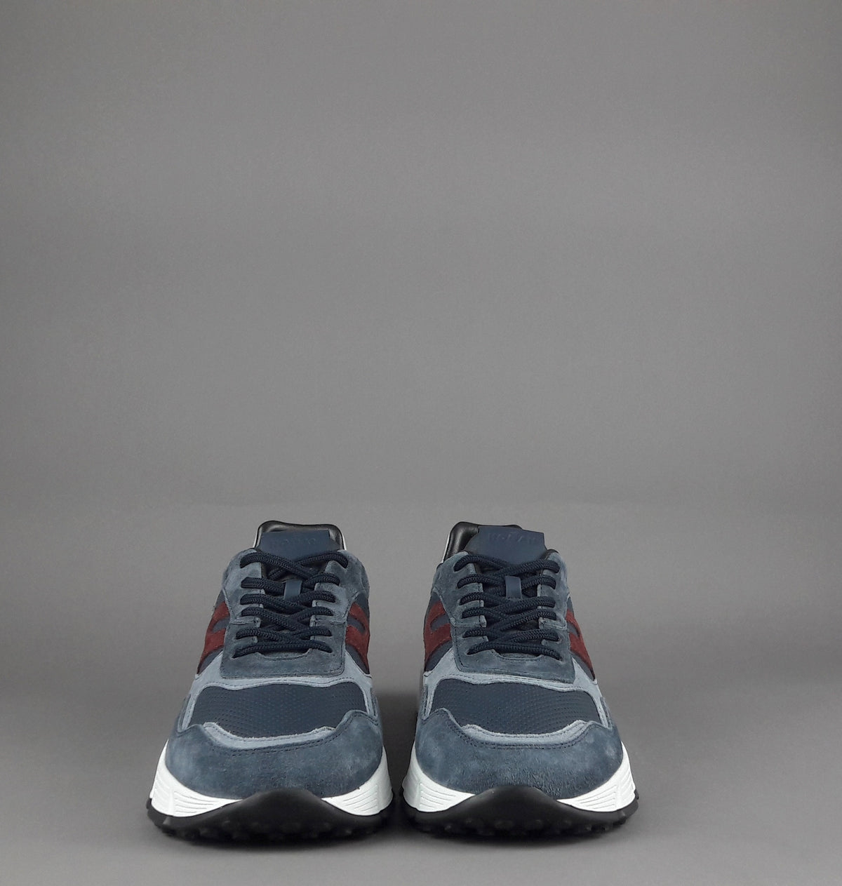 Hogan Hyperlight Uomo Camoscio Pelle Blu H Cucita
