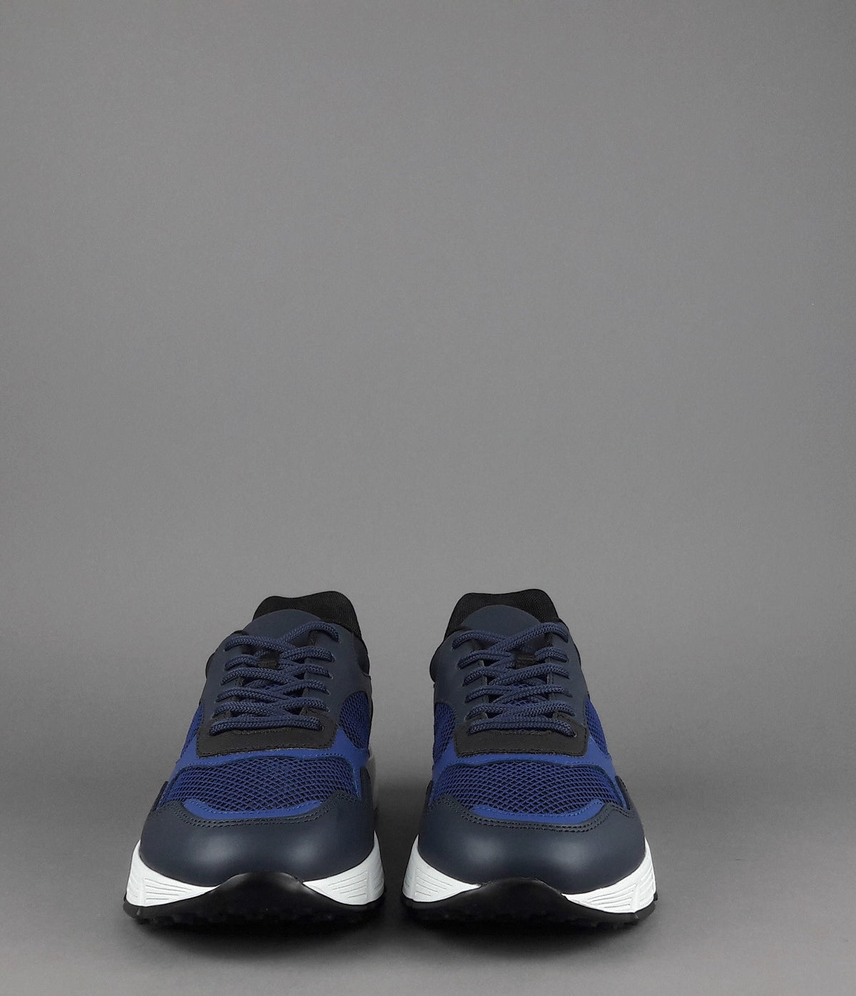 Hogan Hyperlight Uomo Pelle Tela Blu Scuro Logo Lettering