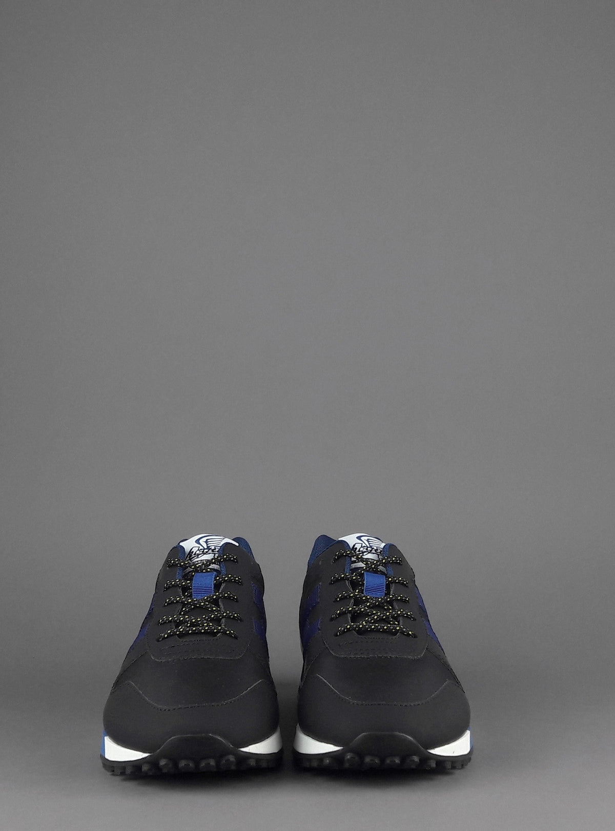 Hogan Sneakers H383 Uomo Pelle Gommata Tela Nero H Tessuto