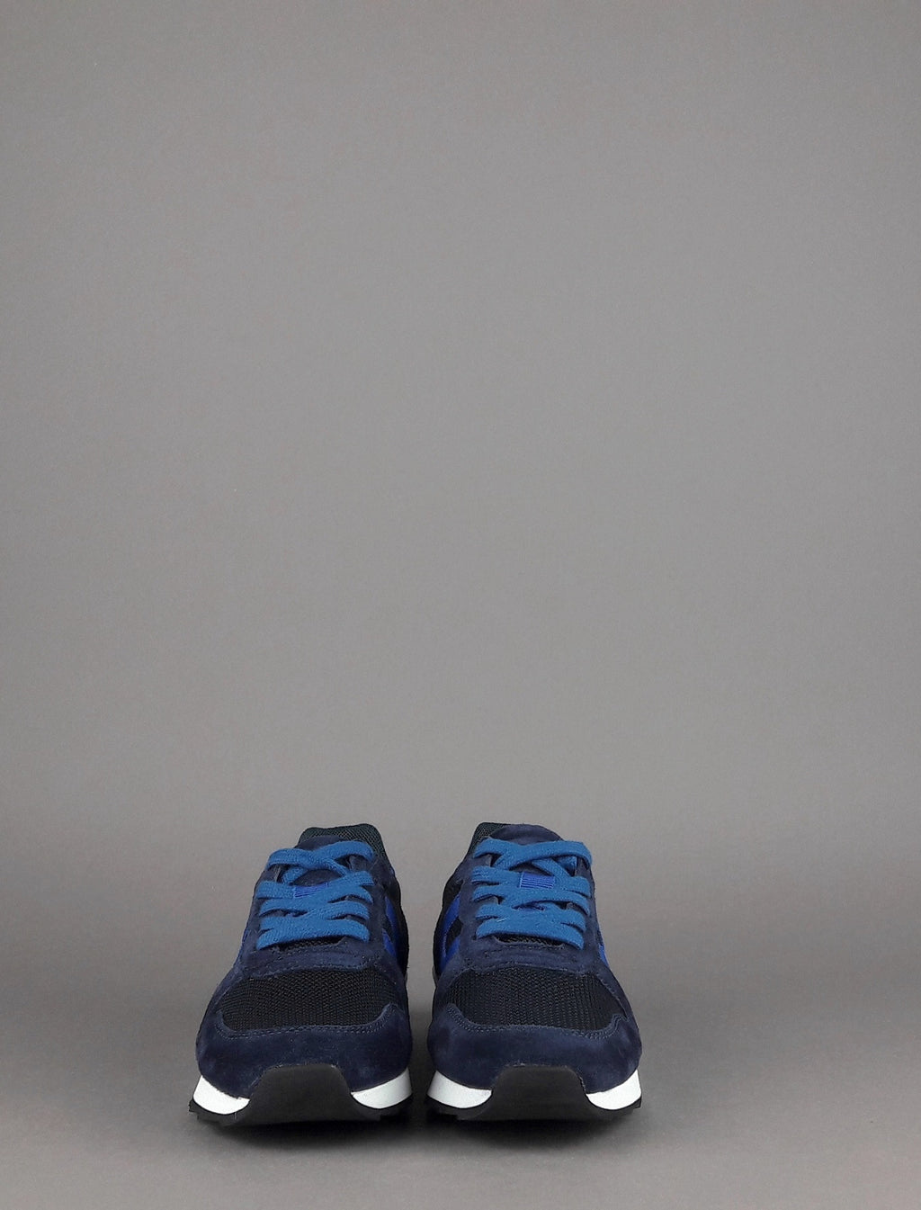 Hogan Sneakers J484 Junior Camoscio Tela Blu Scuro H Tessuto