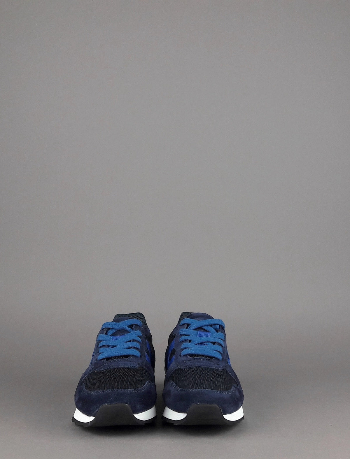 Hogan Sneakers J484 Junior Camoscio Tela Blu Scuro H Tessuto