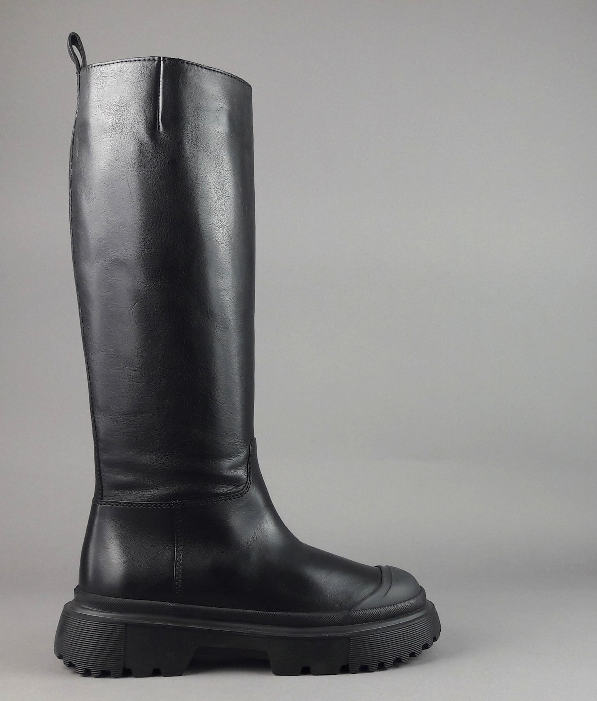 Hogan Stivale Donna H619 Pelle Nero H Logo