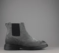 Hogan Stivaletto Chelsea H576 Uomo Camoscio Vintage Grigio Scuro