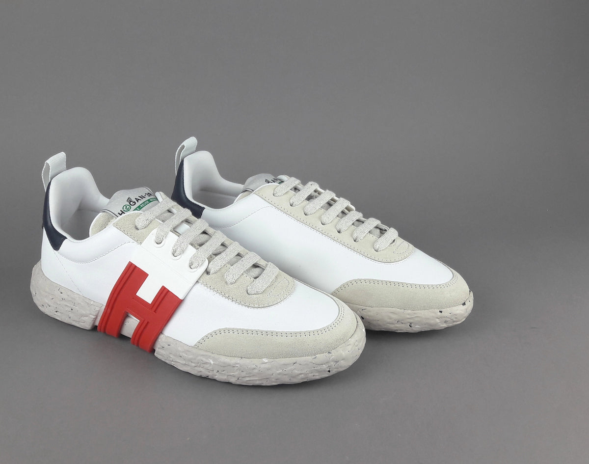 Hogan Sneaker Hogan-3R Uomo Pelle Ricostituita Camoscio Bianco