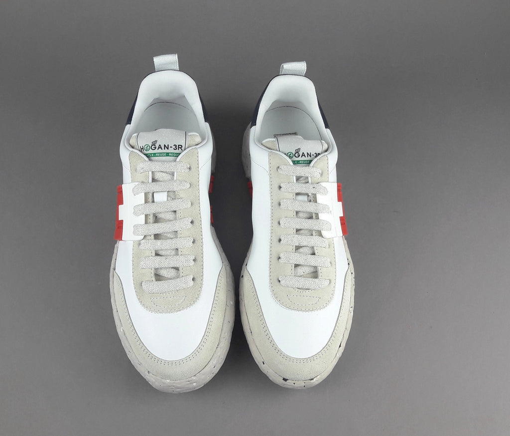 Hogan Sneaker Hogan-3R Uomo Pelle Ricostituita Camoscio Bianco
