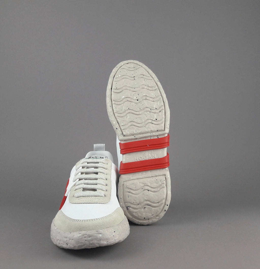 Hogan Sneaker Hogan-3R Uomo Pelle Ricostituita Camoscio Bianco