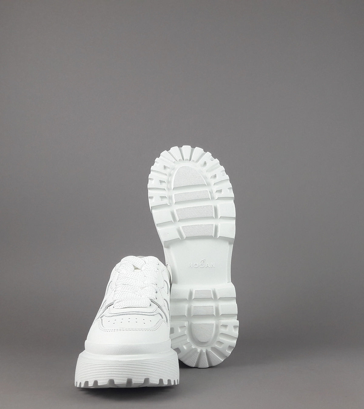 Hogan Sneakers Donna H629 Pelle Bianco H Onda