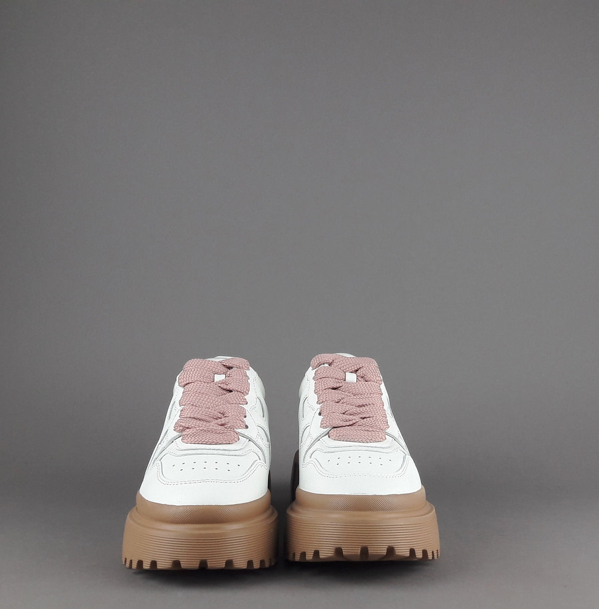 Hogan Sneakers Donna H629 Pelle Bianco H Onda