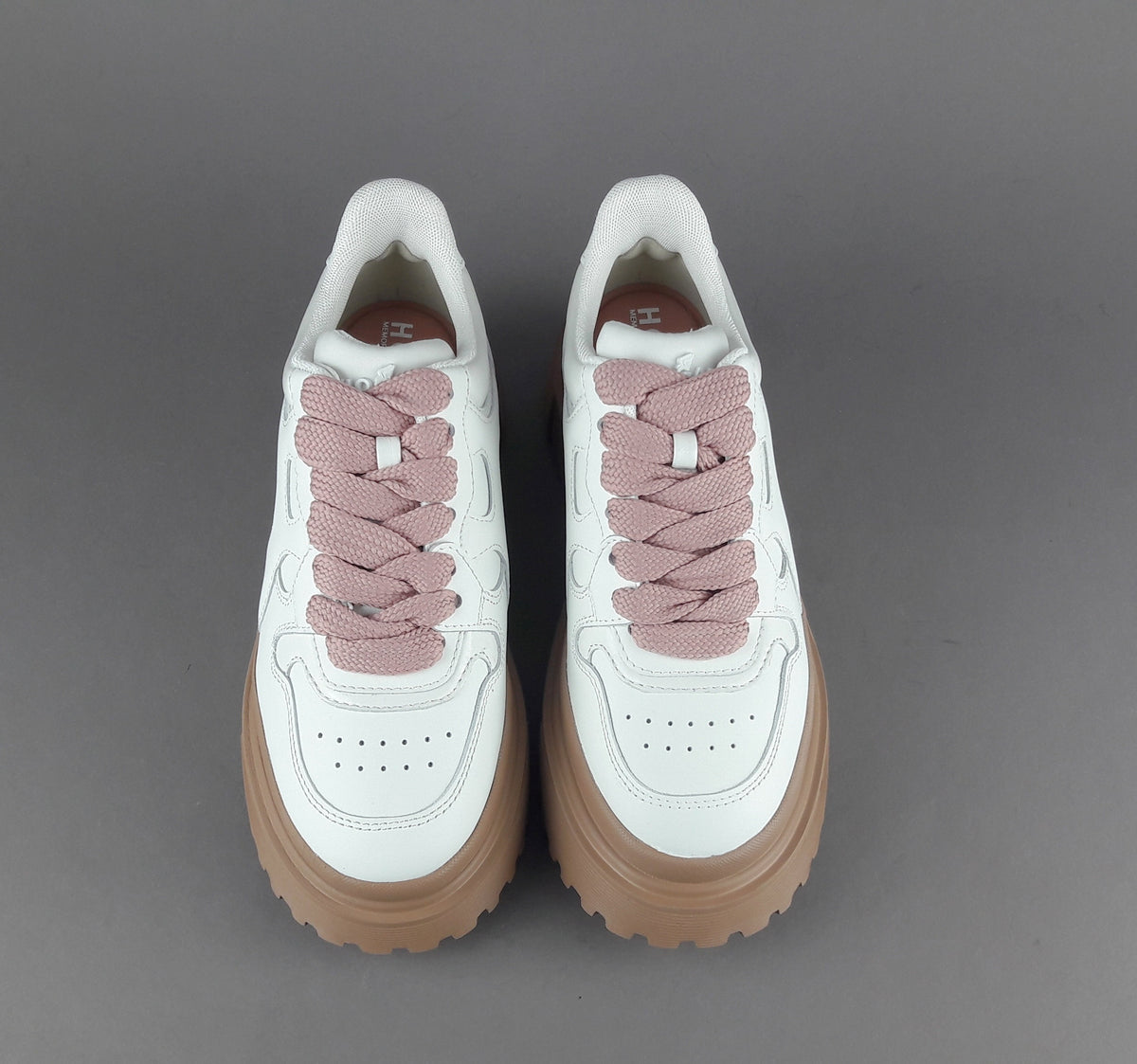 Hogan Sneakers Donna H629 Pelle Bianco H Onda