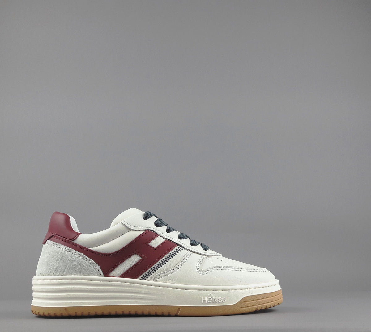 Hogan Sneakers Donna H630 Pelle Bianco Opaco