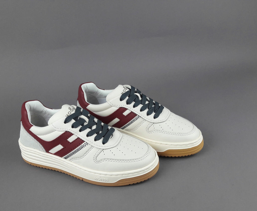 Hogan Sneakers Donna H630 Pelle Bianco Opaco